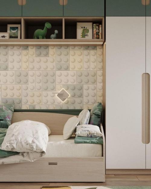 Наш старший сын очень тематику джунглей любит. 05