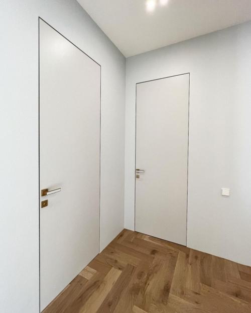 Мебель выполнена в том же оттенке, что и стены. 07