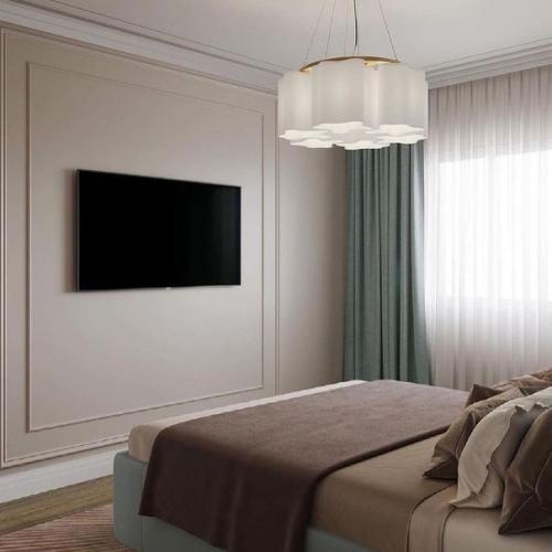 Очень красивый и нежный дизайн - проект небольшой квартиры. 07