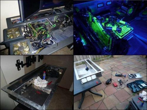 Ого!  Компьютерный стол, он же системный блок? 04