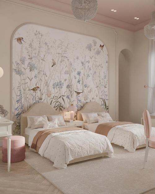 Красивая детская комната для девочек безумно. 03