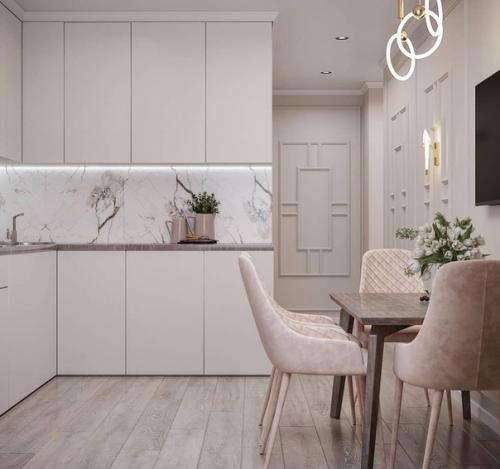 Замечательный дизайн - проект квартиры без ярких акцентов. 06