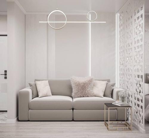 Замечательный дизайн - проект квартиры без ярких акцентов. 04