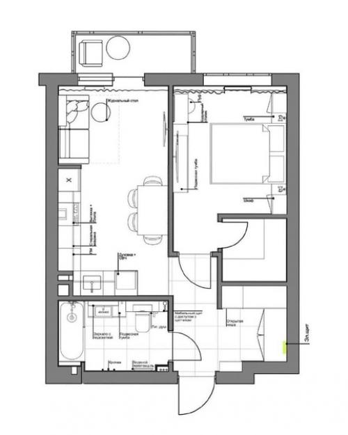Замечательный дизайн - проект квартиры. 09