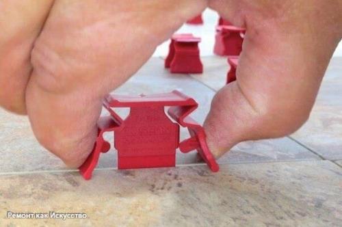 Укладка кафеля с использованием системы выравнивания плитки СВП. 03 Укладка кафеля с использованием системы выравнивания плитки СВП. 03