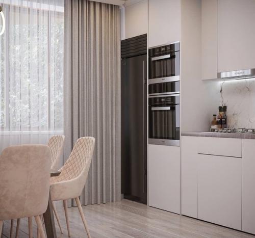 Замечательный дизайн - проект квартиры без ярких акцентов. 05