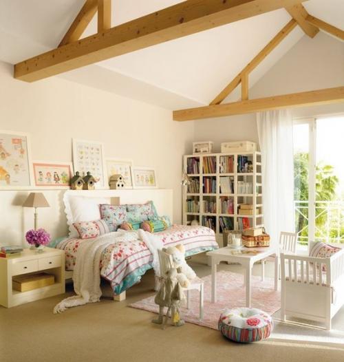 Красивая организация пространства в детской. 01