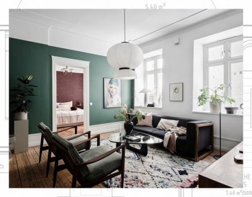 Современная квартира в старом здании. 01