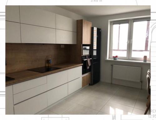 Результат перепланировки 1-комнатной квартиры, пл щадью 35 кв. 01