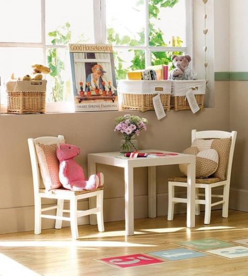 Красивая организация пространства в детской. 04