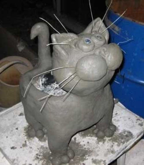 Котик.  Мастер-класс. (Автор - Наташа Конева). 04