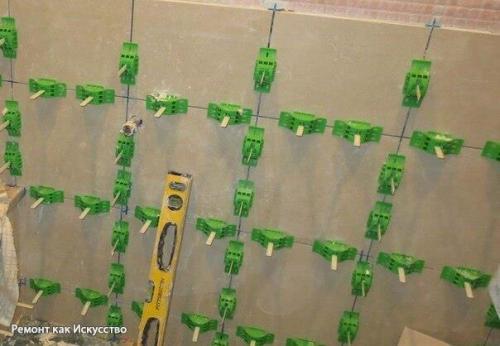 Укладка кафеля с использованием системы выравнивания плитки СВП. 09 Укладка кафеля с использованием системы выравнивания плитки СВП. 09