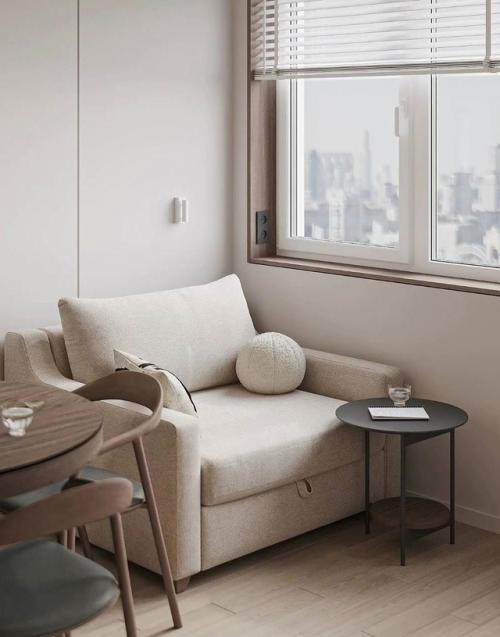 Свет и простор на 12 квадратах: кухня - гостиная от Алексея Волкова. 05