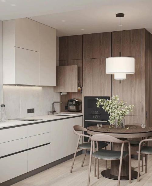 Свет и простор на 12 квадратах: кухня - гостиная от Алексея Волкова. 02