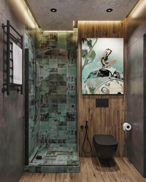 Несмотря на скромные размеры, эта ванная площадью всего 4 кв. 01