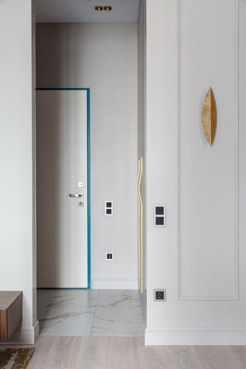 Продуманная однушка, в которой поместились кухня, гостиная и спальня. 03