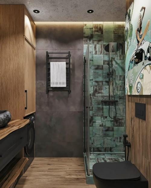 Несмотря на скромные размеры, эта ванная площадью всего 4 кв. 06