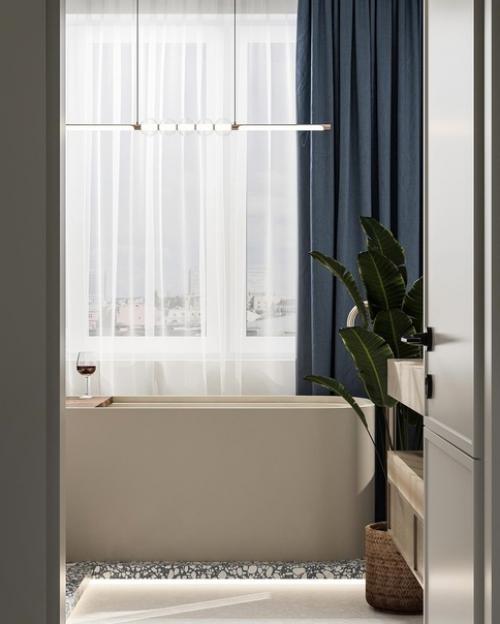 Невероятная ванная комната в загородном доме. 03