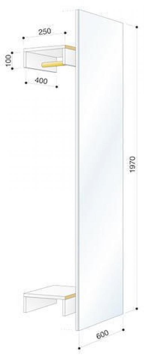 Оригинальный шкаф с зеркалом своими руками. 01