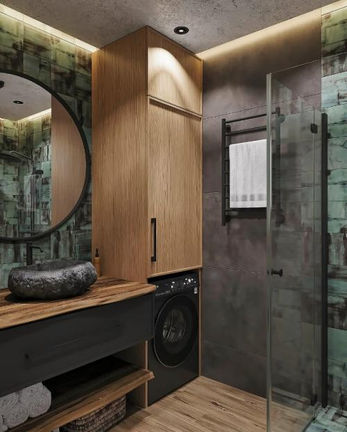 Несмотря на скромные размеры, эта ванная площадью всего 4 кв. 03