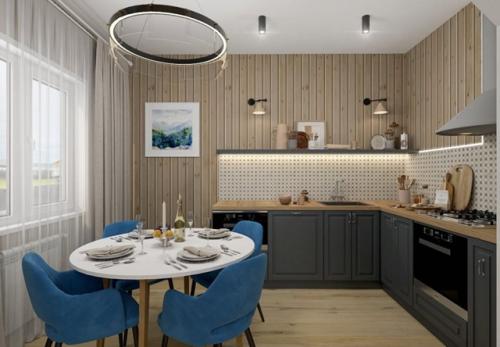 Интерьер загородного дома - это воплощение уюта, спокойствия и естественной красоты. 02