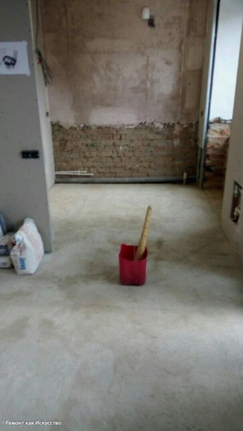 Капитальный ремонт.  Объединили кухню, места стало значительно больше. 01