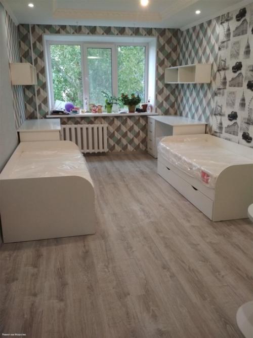 Сделали детскую комнату для разнополых детей, помогите определиться со шторами и пледами. 01