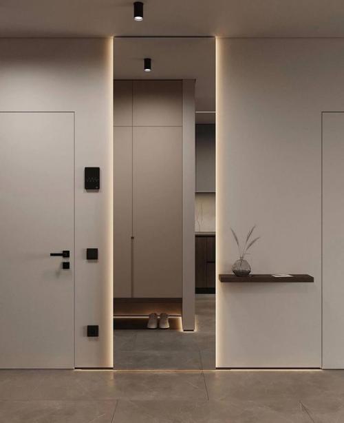 Интерьер квартиры в современном стиле в светлых тонах. 05