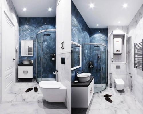 Нежный дизайн однокомнатной квартиры, площадью 40 кв. 07