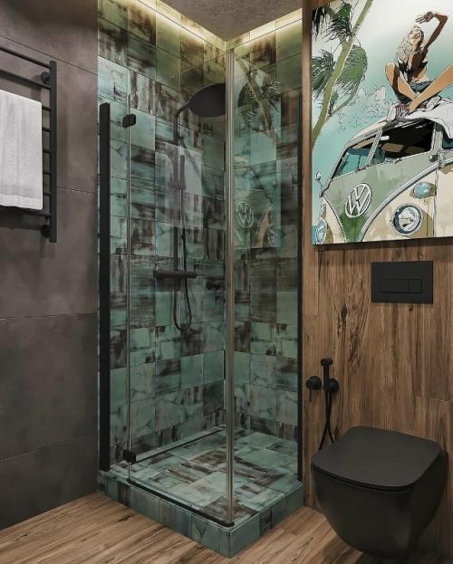 Несмотря на скромные размеры, эта ванная площадью всего 4 кв. 05