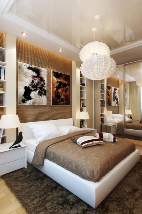 Интерьер спальни 14 метров. 04