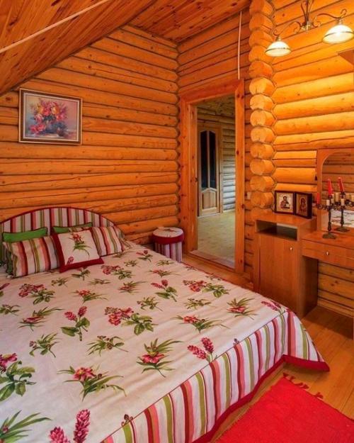 Как идут цветочки бревенчатому дому! 02