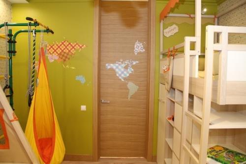 Дизайн детской комнаты площадью 18 кв. 06