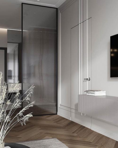 Стильный интерьер кухни - гостиной. 05