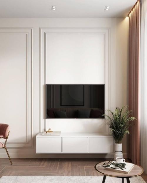 Интерьер кухни - гостиной 18 кв. 04