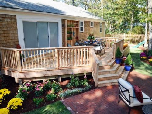 До и после: грандиозная переделка заднего дворика. 07