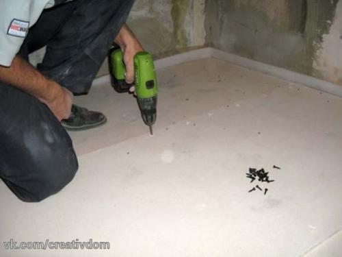 Мы укладываем сухую стяжку пола своими руками. 04 Мы укладываем сухую стяжку пола своими руками. 04
