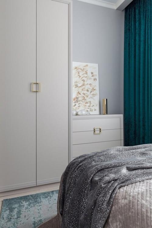 Продуманная однушка, в которой поместились кухня, гостиная и спальня. 06