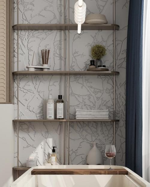 Невероятная ванная комната в загородном доме. 04