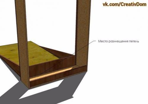 Откидная односпальная кровать пошагово своими руками. 09 Откидная односпальная кровать пошагово своими руками. 09