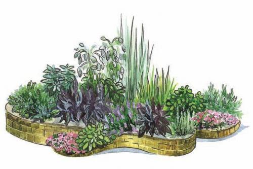 Идеи для овощных, декоративных и пряных цветников. 04 Идеи для овощных, декоративных и пряных цветников. 04