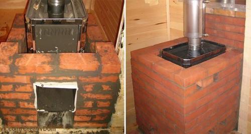 Как установить печь в бане? 07