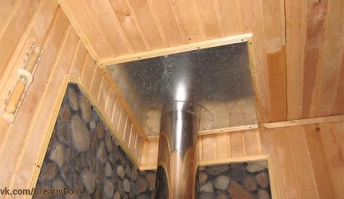 Как установить печь в бане? 08