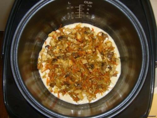 Заливной пирог в мультиварке. 04 Заливной пирог в мультиварке. 04