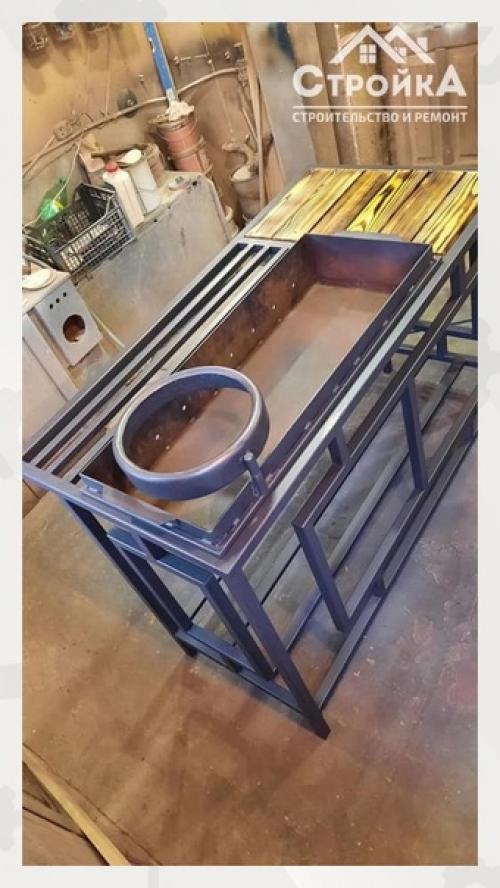 Очень аккуратный мангал своими руками. 02
