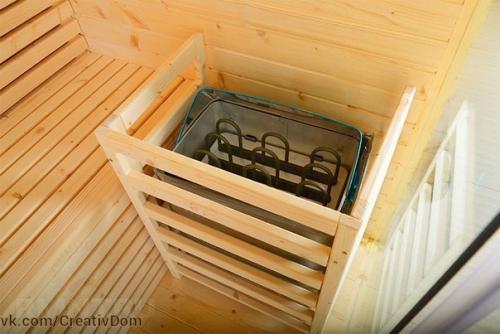 Как установить печь в бане? 06