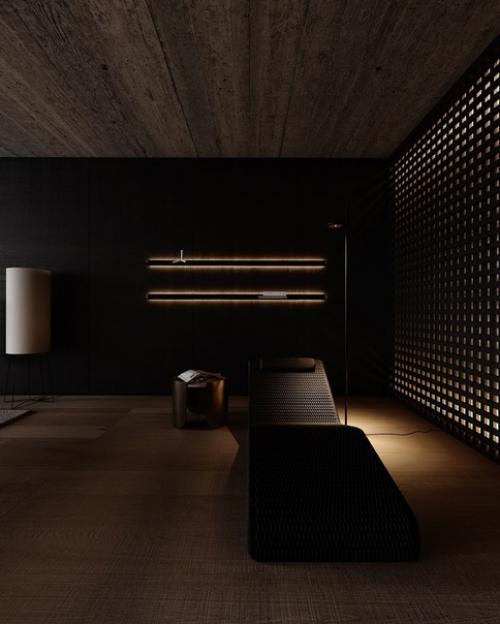 Кухня - гостиная с панорамным видом. 05