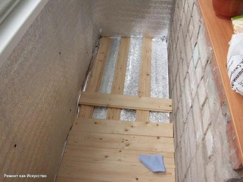 Пол на балконе своими руками. 07 Пол на балконе своими руками. 07