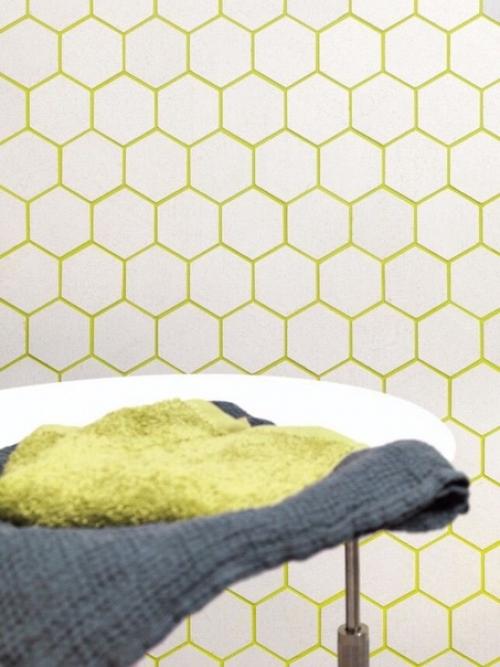 Цветная затирка для плитки - оригинальное решение, которое положительно скажется на общем виде вашей кухни и ванной. 03