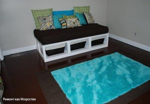 Симпатичный диван собственными руками cделать. 04